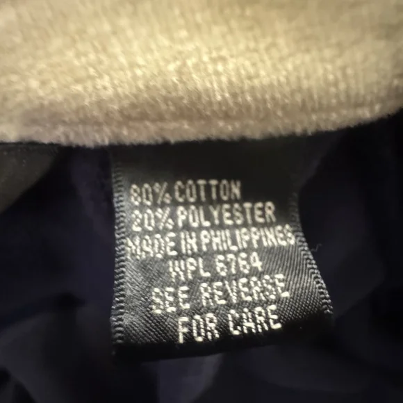 Vtg Christian Dior Monsieur Velour Track Jacket Size:L Navy Blue Logo Zip Retro